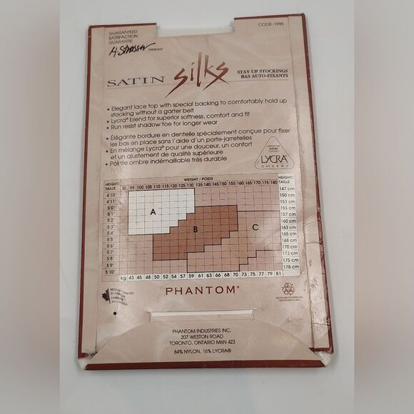 Free w/ Purchase Satin Silks Stay Up Stockings - White Sz B Wedding - Picture 2 of 2